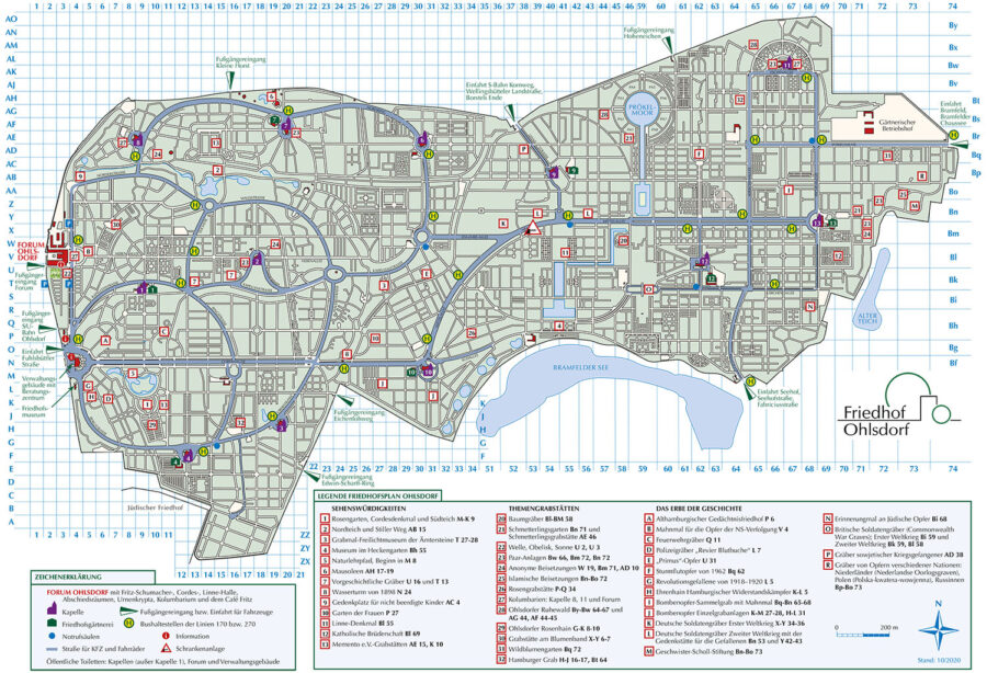 Plan Friedhof Ohlsdorf
