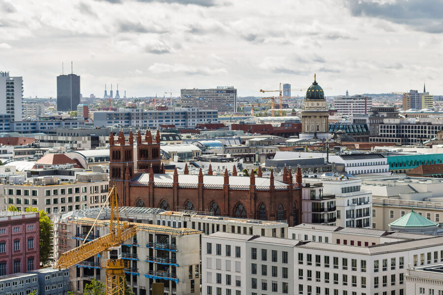 Bauumfeld Friedrichswerdersche Kirche