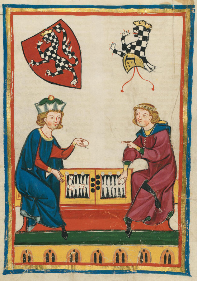 Codex Manesse - Wurfzabel