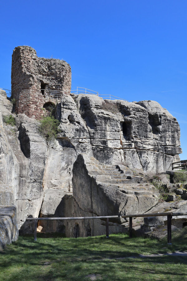 Burg Regenstein - Burgfelsen mit Bergfried