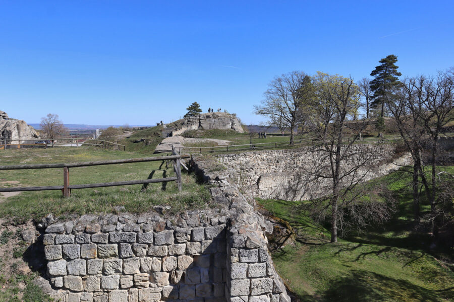 Festung Regenstein - Festungsmauern