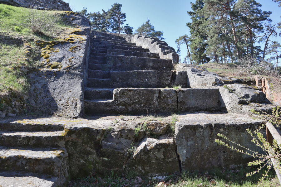 Festung Regenstein - Musketiertreppe