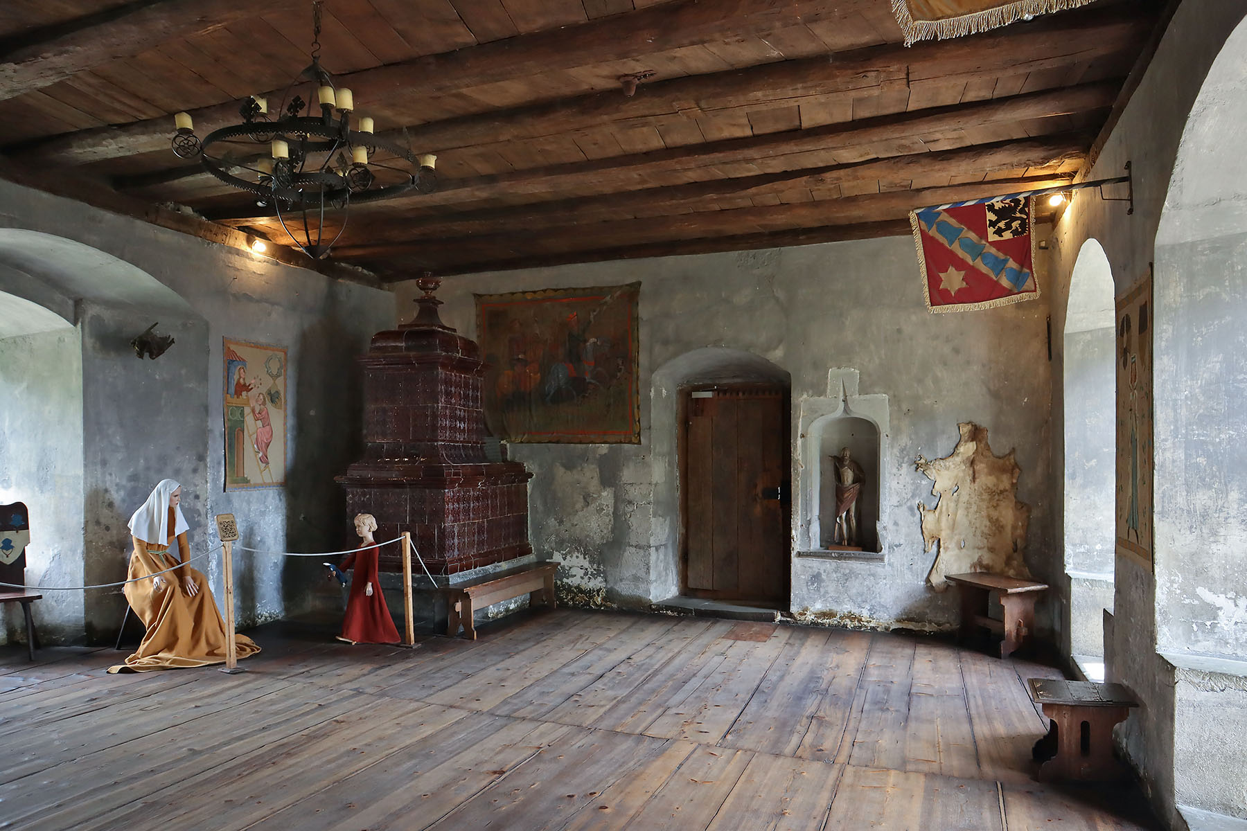Meersburg - Altes Schloss - Raum im Palas