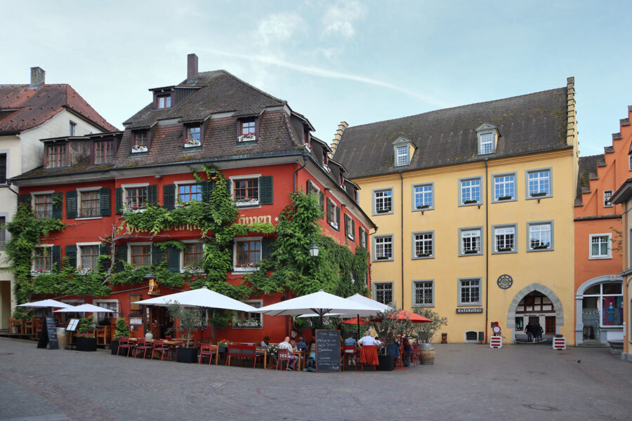 Meersburg - Rathaus und Gasthaus Zum Löwen
